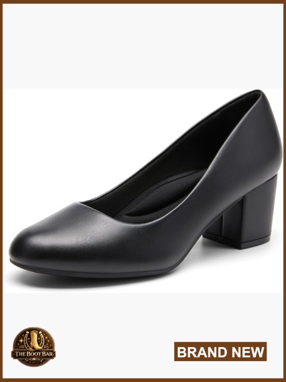 Low Chunky Block Heel Dress Pumps Closed Square Toe Comfort Heels